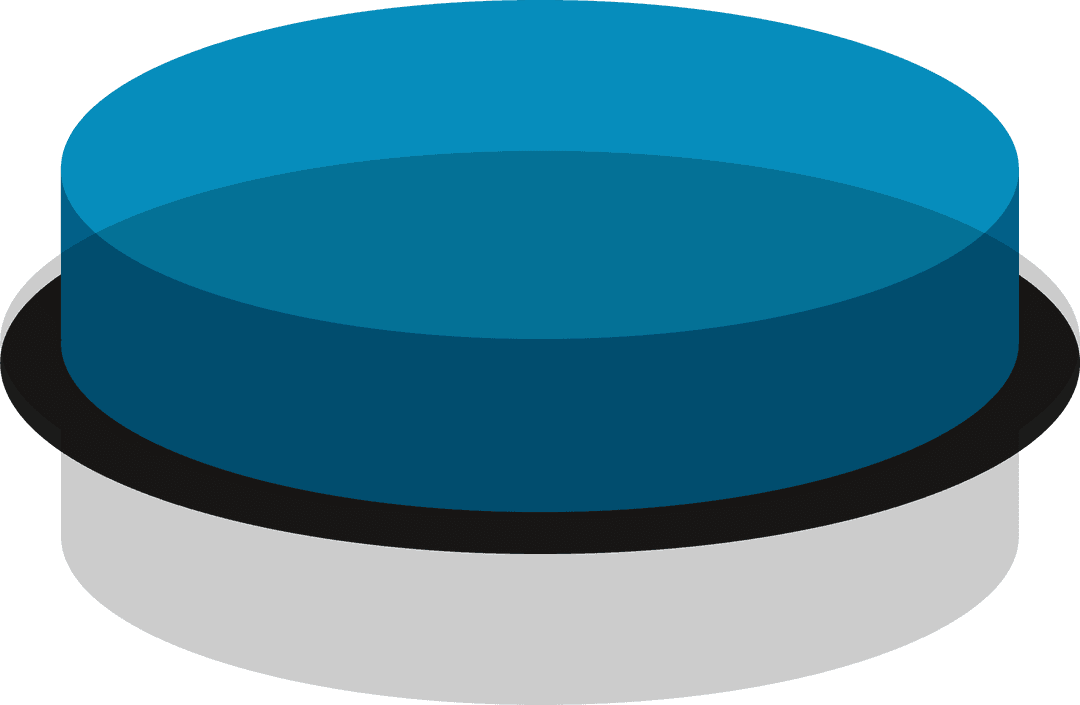 3D Cylinder Shape Showcasing Modern Transparent Design