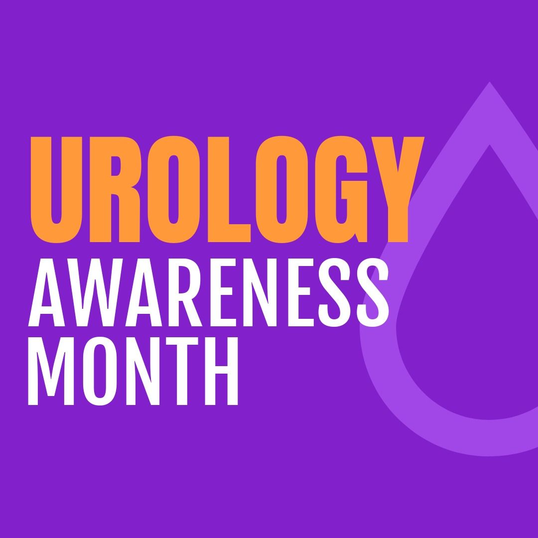 Illustration of urology awareness month text with drop over violet background, copy space - Download Free Stock Templates Pikwizard.com