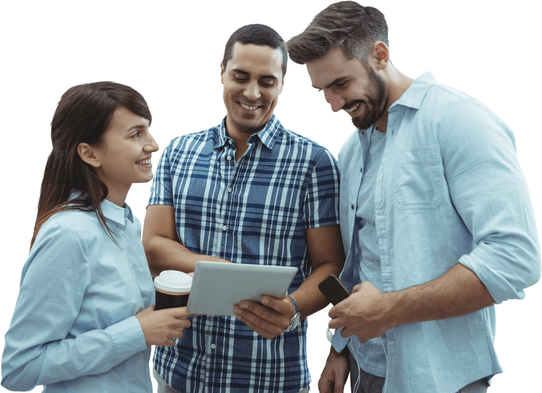 Transparent Business Collaboration with Digital Tablet