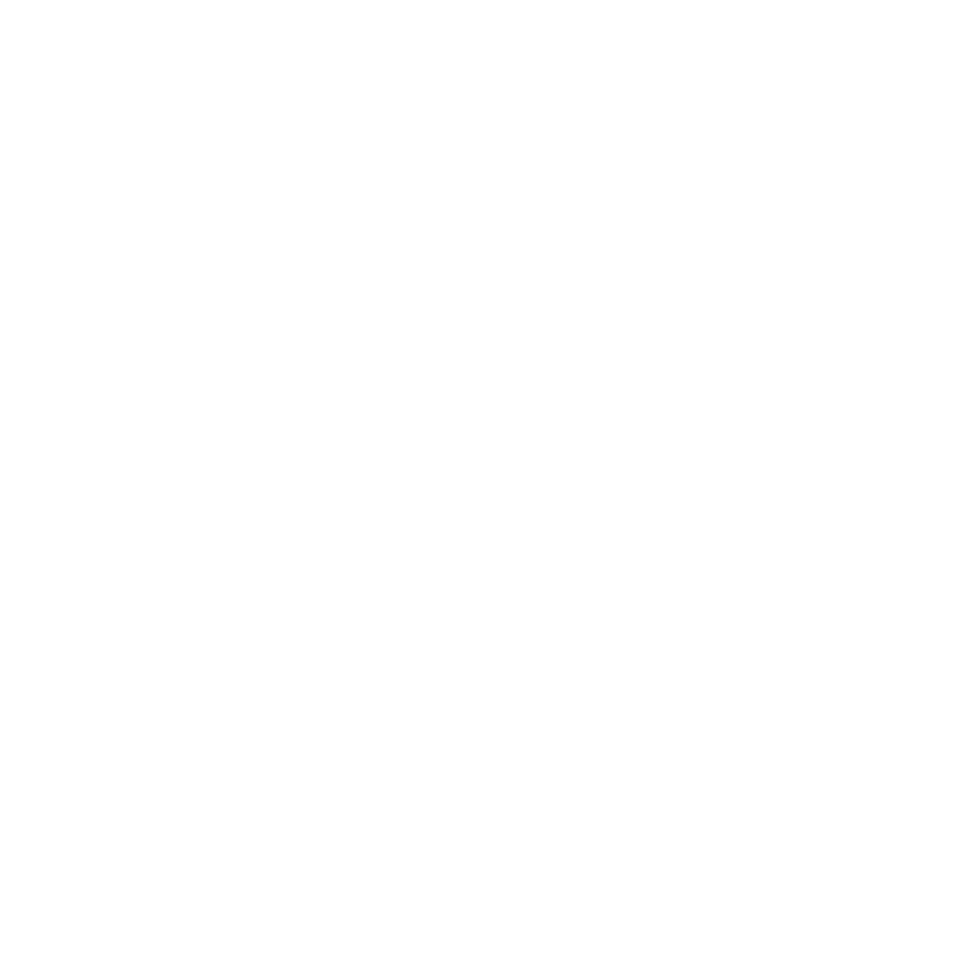 Dynamic White Arrow Symbol on Transparent Background