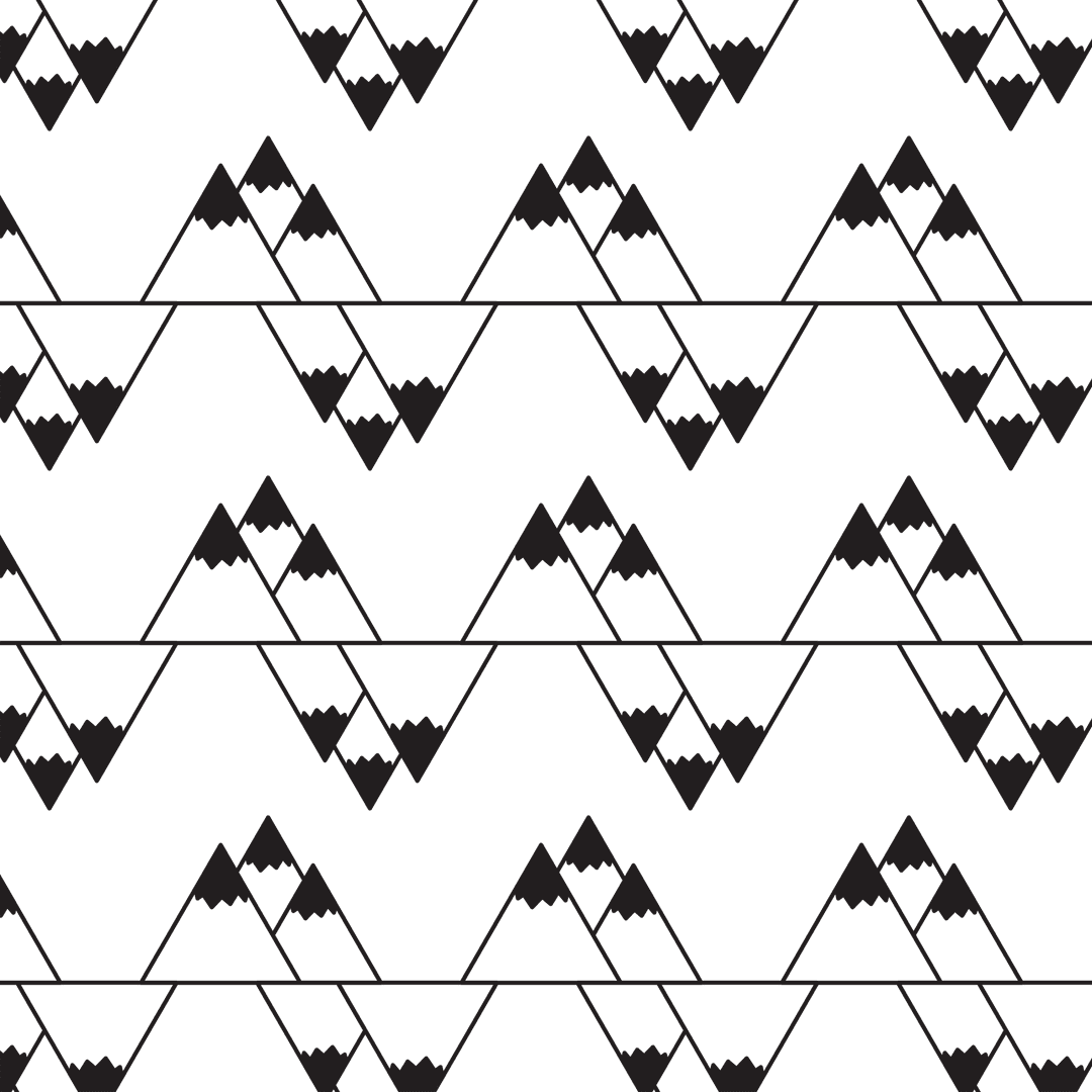 rustic black mountain pattern on transparent background for design projects - Download Free Stock Images Pikwizard.com