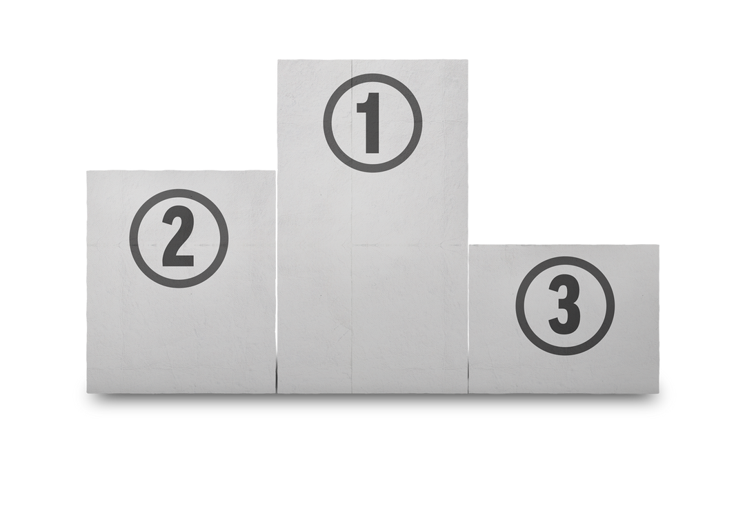 Transparent Podium with Numbers for Competition and Achievement Illustration - Download Free Stock Images Pikwizard.com