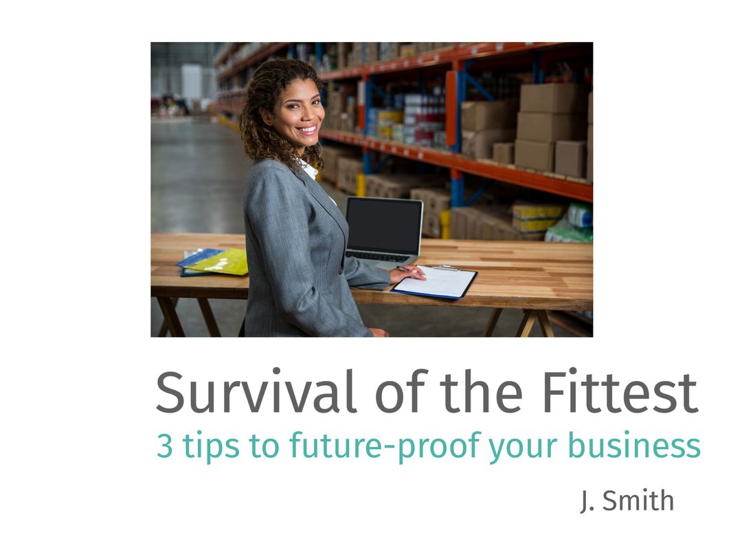 Confident Businesswoman Representing Future-Proof Business Strategies