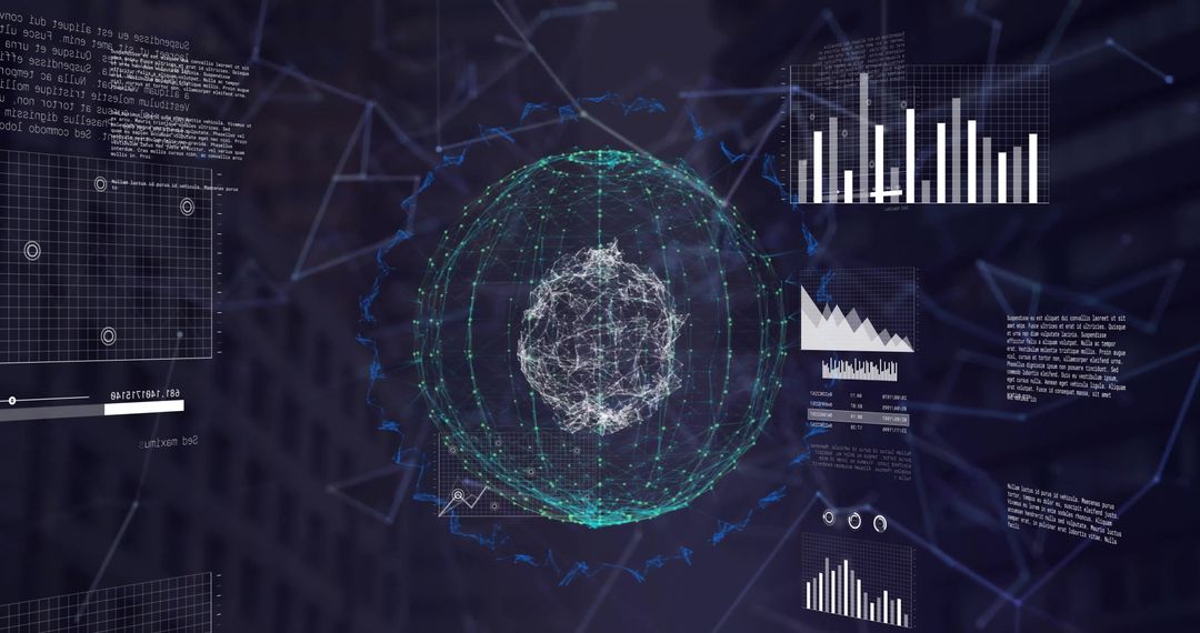 Futuristic Global Financial Data Network Spanning Connections