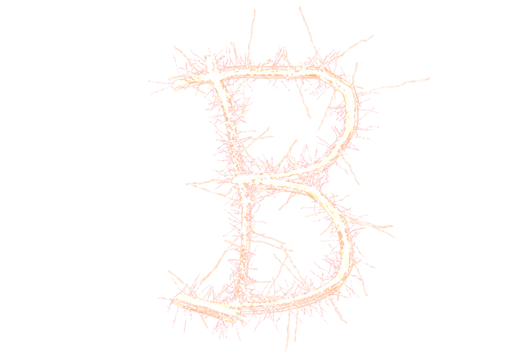 Burning Glittery B Letter on Transparent Background, Isolated Vector - Download Free Stock Images Pikwizard.com