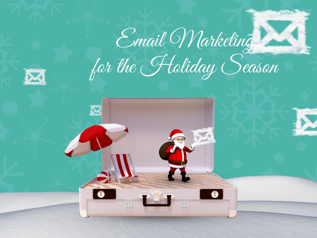 Festive Email Marketing with Santa Concept for Holiday Campaigns