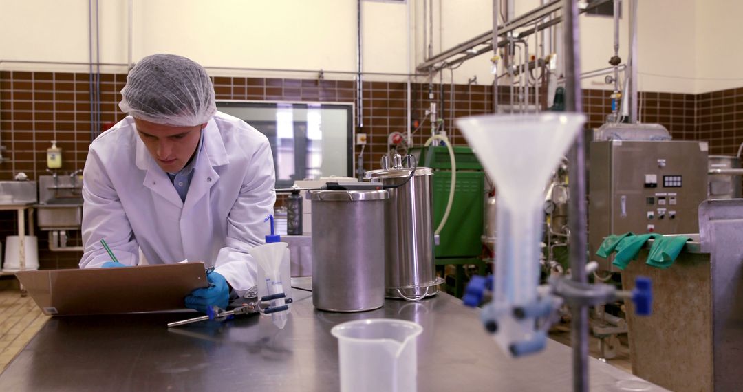 Food Scientist Conducting Quality Control in Laboratory - Free Images, Stock Photos and Pictures on Pikwizard.com