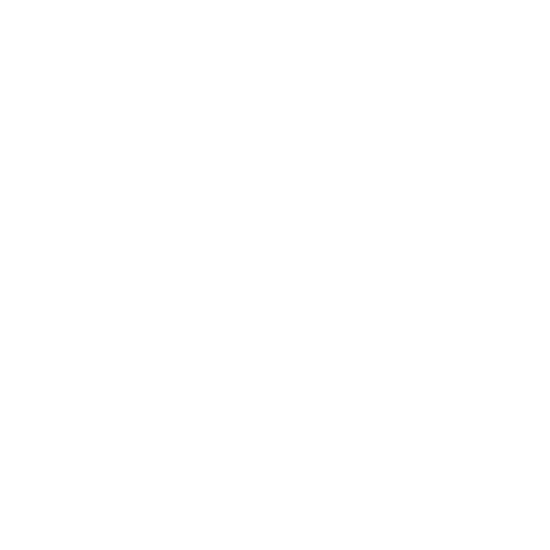 Minimalist White Folded Line on Transparent Background