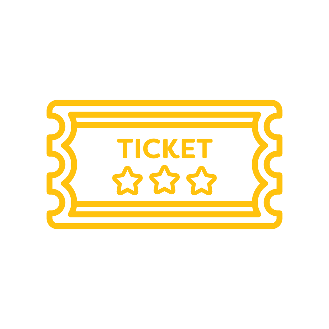 Yellow Ticket with Stars on Transparent Background - Download Free Stock Images Pikwizard.com