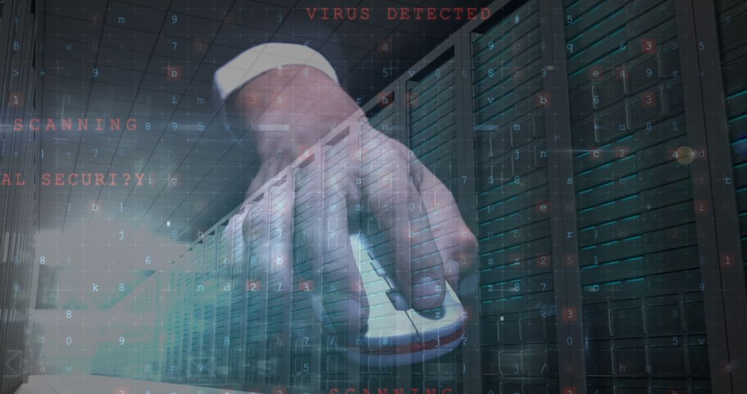 Cybersecurity Threat Monitoring in Digital Server Room