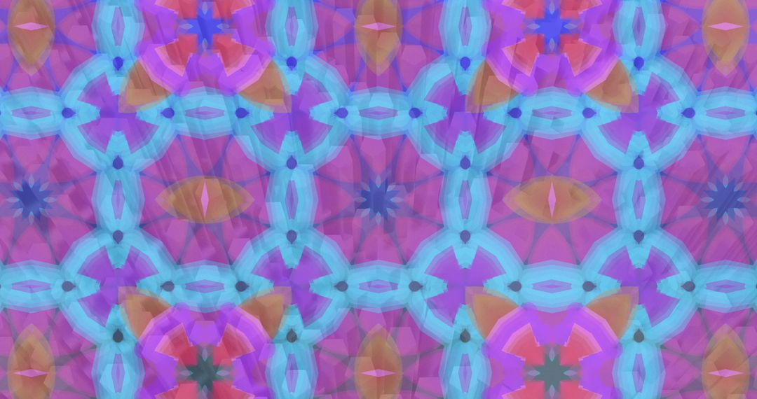 Abstract Geometric Pattern in Vivid Colors