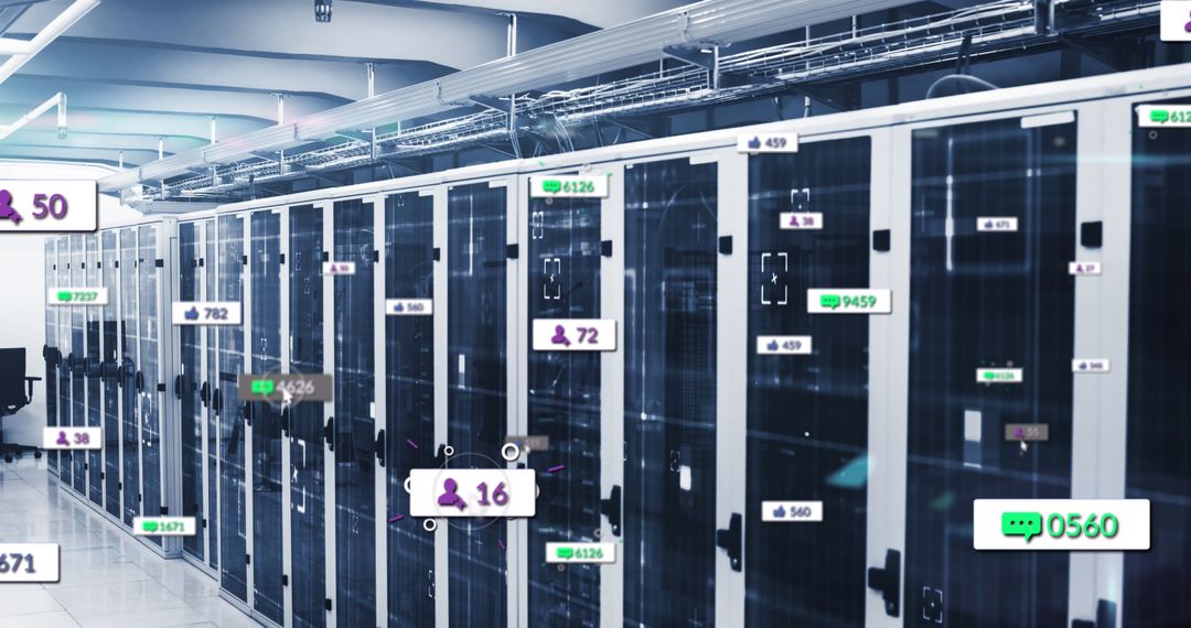 Digital Interface Concepts with Social Media Overlays on Data Servers