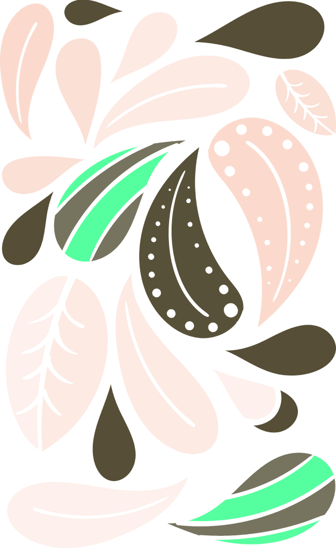 abstract transparent pastel leaf patterns with retro vibes - Download Free Stock Images Pikwizard.com