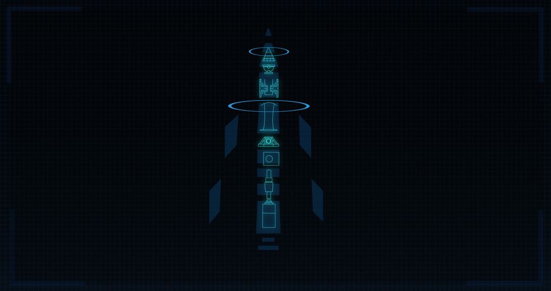 Futuristic Science Concept HUD Design