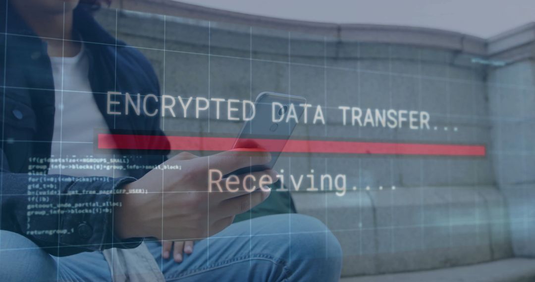 Tracking Encrypted Data Transfer with Smartphone Technology