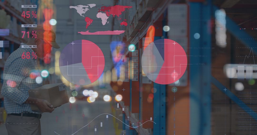 Warehouse Engineer Analyzing Global Data Insights