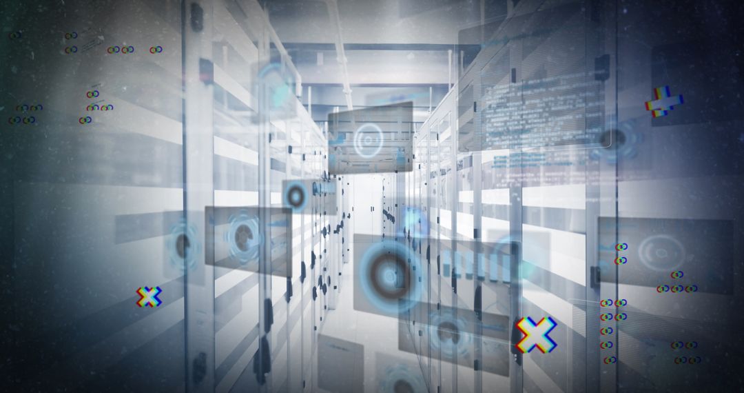 Holographic Data Display in Modern Server Room