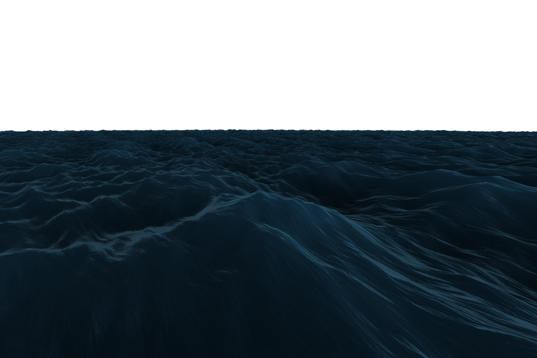 Transparent Digital Sea Illustration with Surging Waves Background - Download Free Stock Images Pikwizard.com