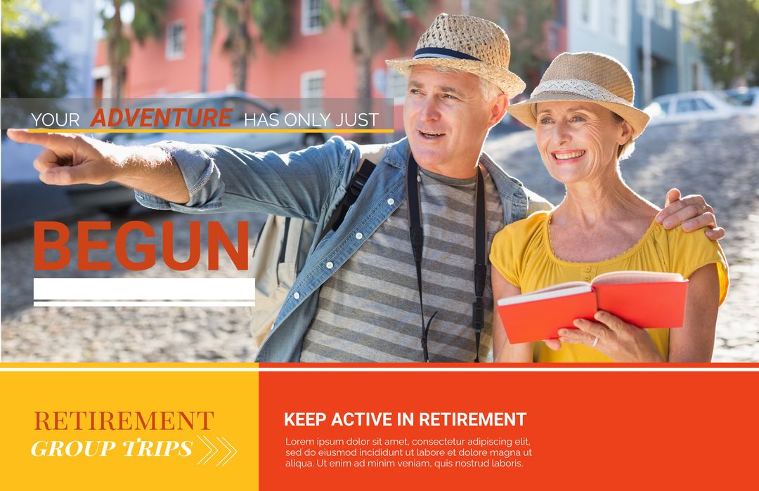 Senior Couple Exploring Travel Destination with Excitement and Curiosity - Download Free Stock Templates Pikwizard.com