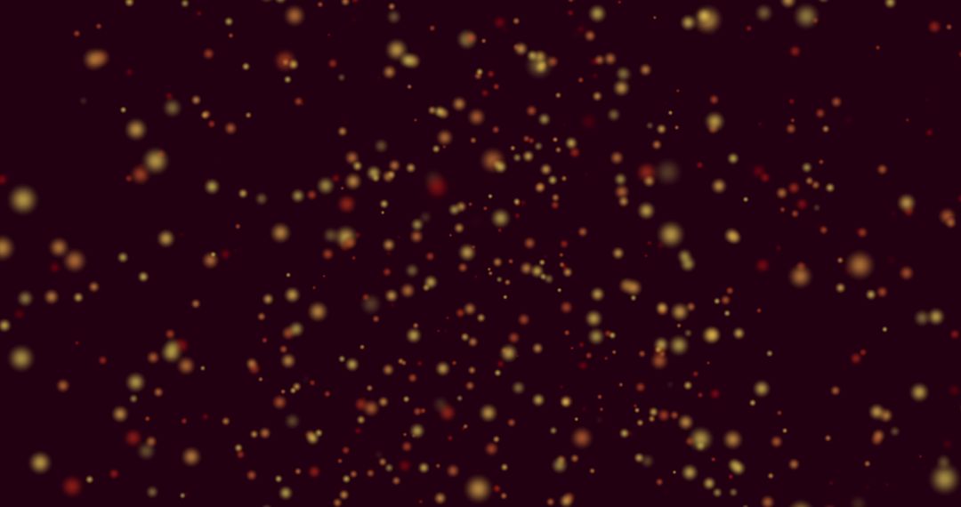 Golden and Red Particles Flowing in Dark Space