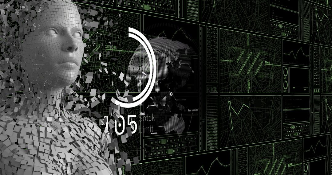 Digital AI Female Facing Global Data Transactions