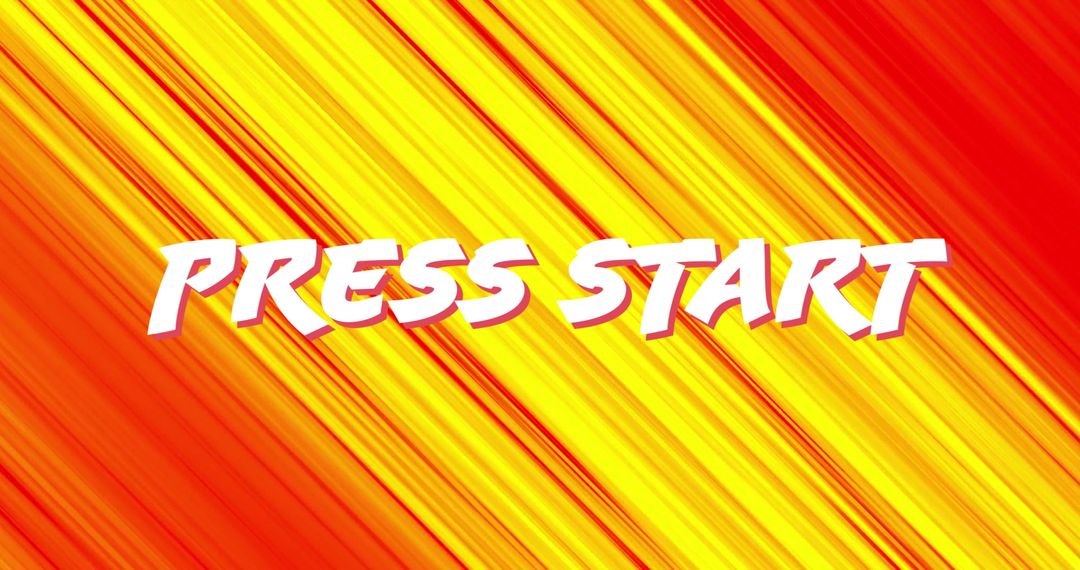 Retro Gaming Theme with Dynamic Start Screen Text