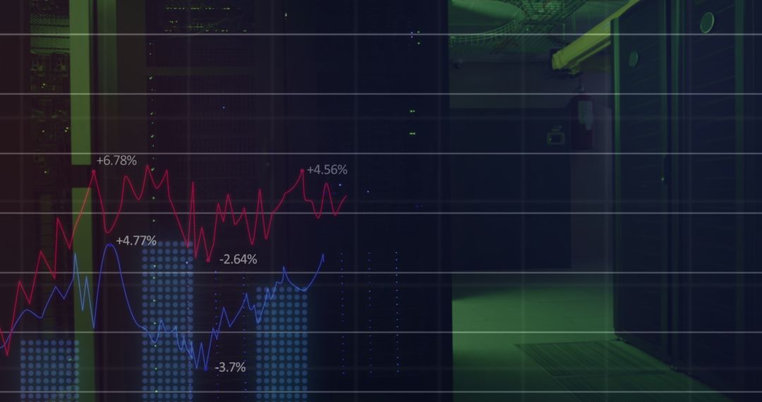 Data processing and statistics visualization in server room