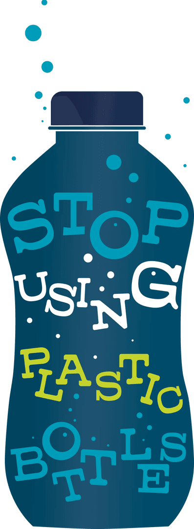 Stop Using Plastic Bottle for Transparent Ecology Design