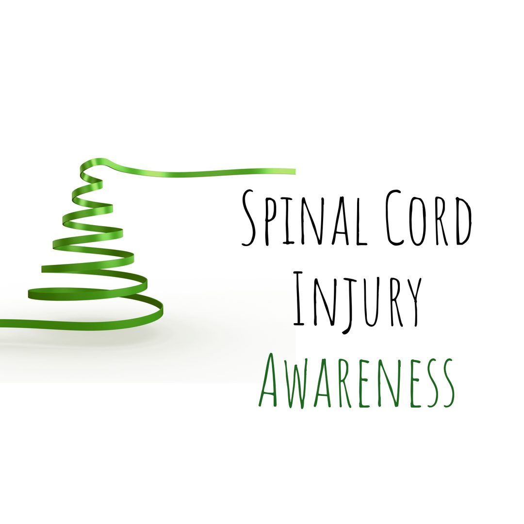Spinal Cord Ribbon Symbolizing Awareness and Resilience
