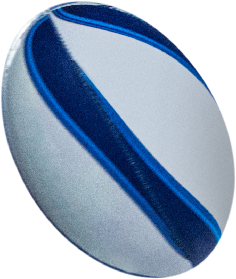 White and Blue Rugby Ball on Transparent Background - Download Free Stock Images Pikwizard.com