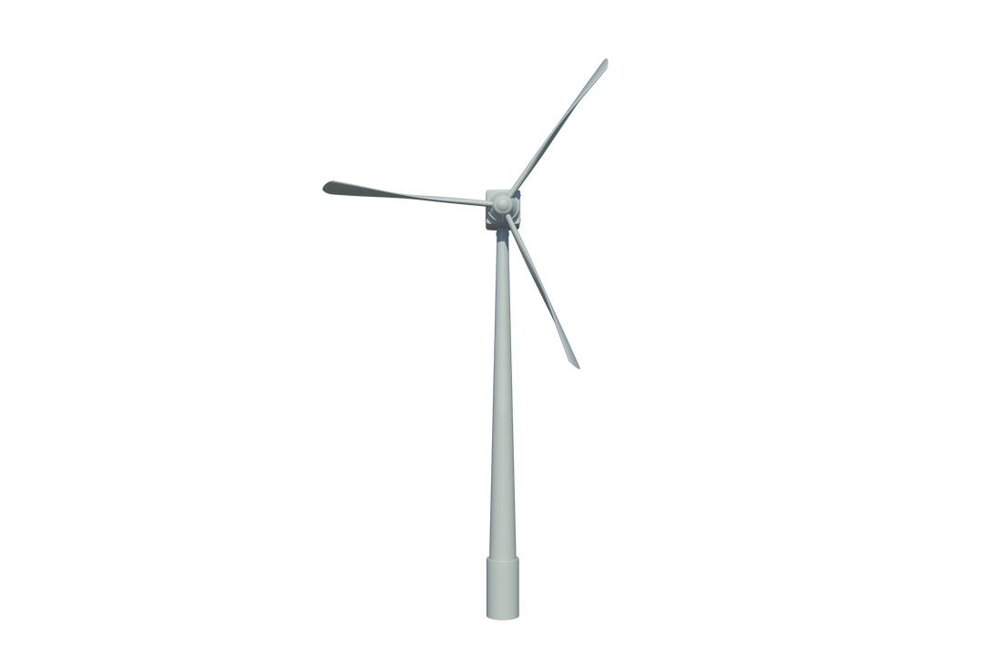 Transparent Wind Turbine Generator for Green Energy Solutions - Download Free Stock Images Pikwizard.com