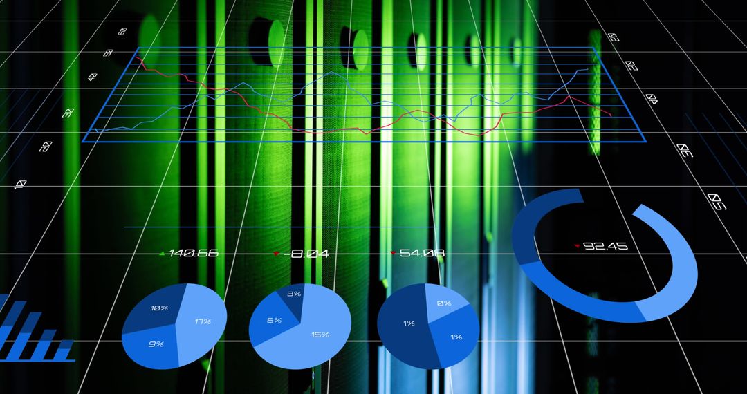 Futuristic Data Visualization and Analysis in Server Room