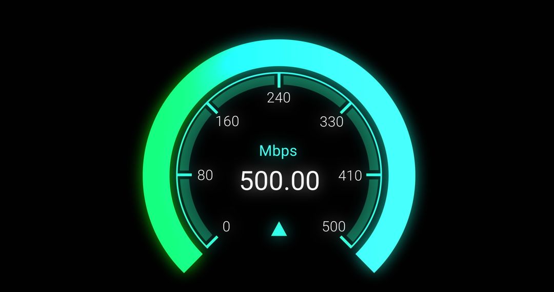 High-Speed Internet Connectivity Gauge Dashboard - Free Images, Stock Photos and Pictures on Pikwizard.com