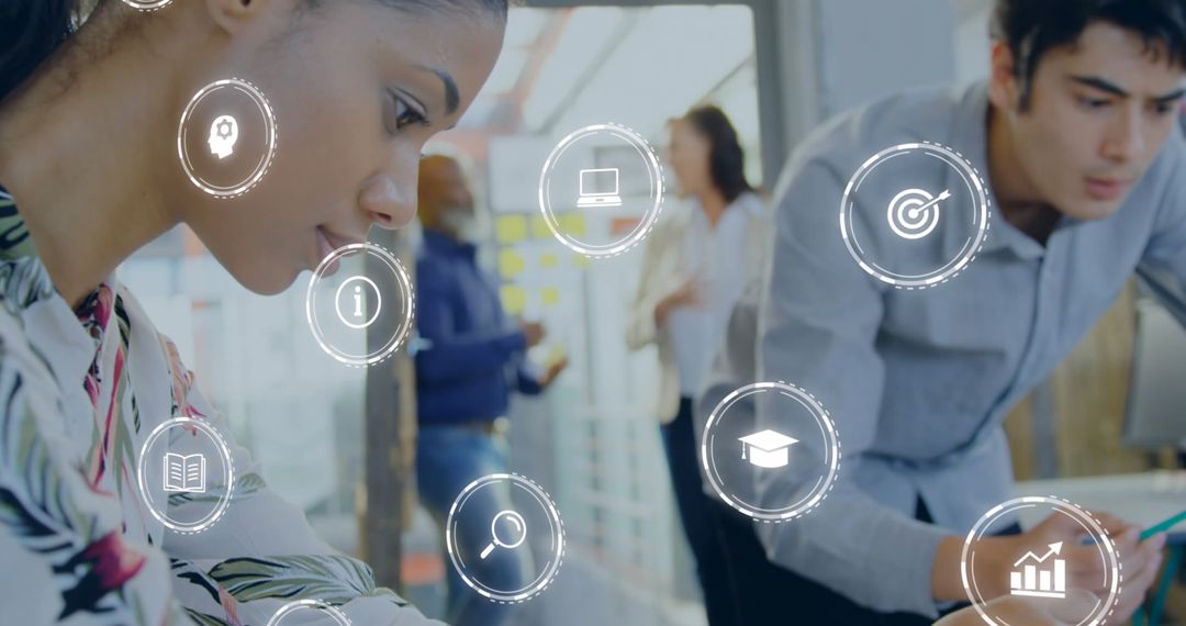 Collaborative Teamwork with Technological Integration in Creative Workspace