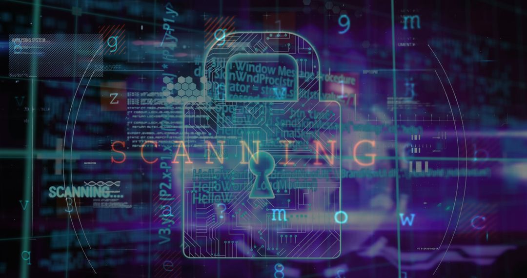 Digital Padlock AI Technology Data Processing