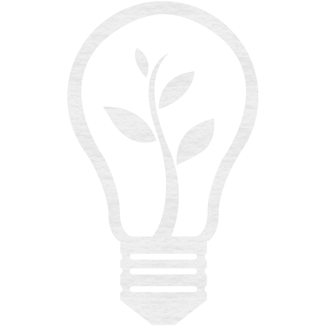 Transparent Light Bulb with Growing Plant Illustration
