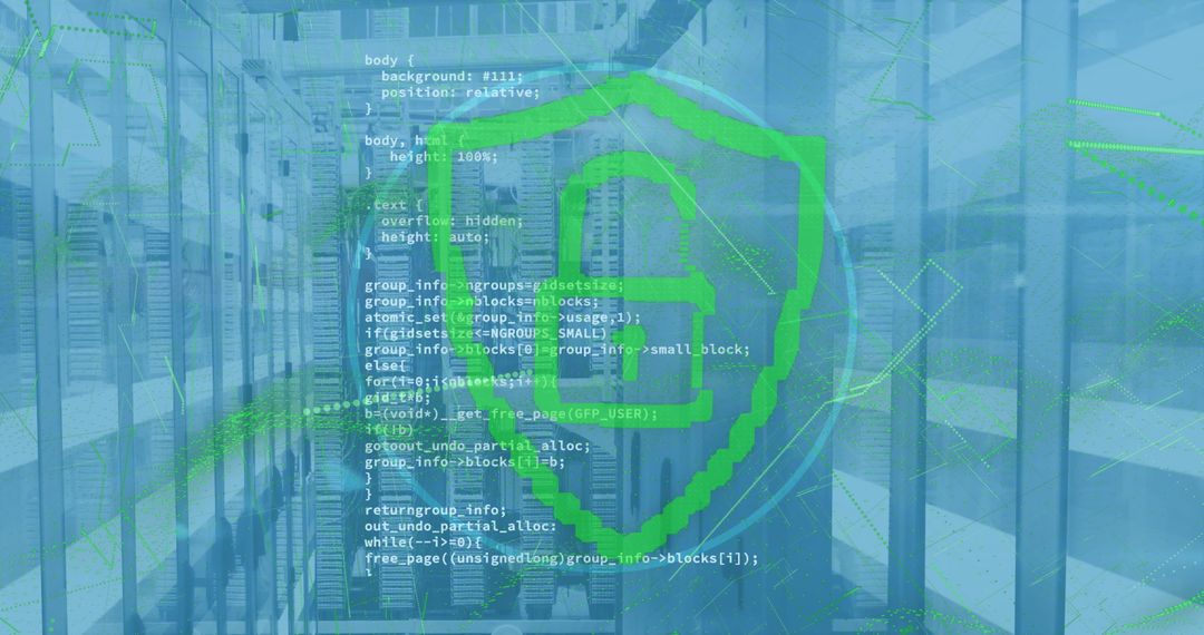Cybersecurity Technology Over Data Center with Code Overlay