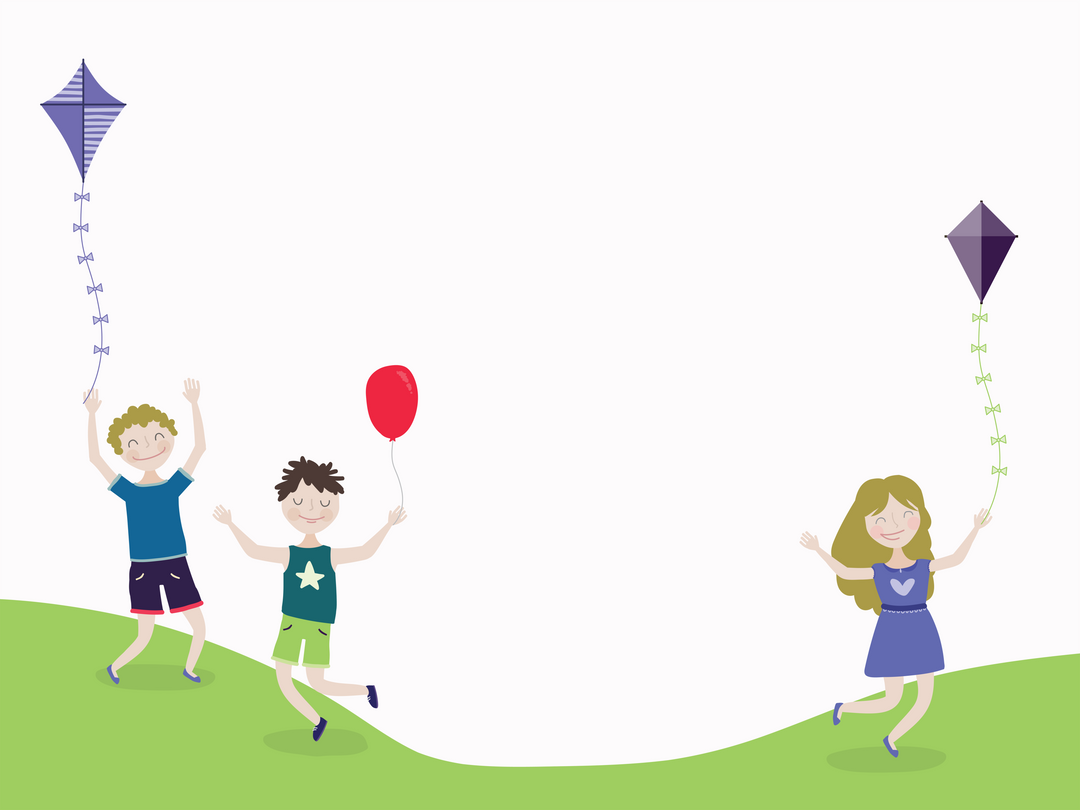 Transparent Vector of Excited Children Playing with Kites Outdoors - Download Free Stock Images Pikwizard.com