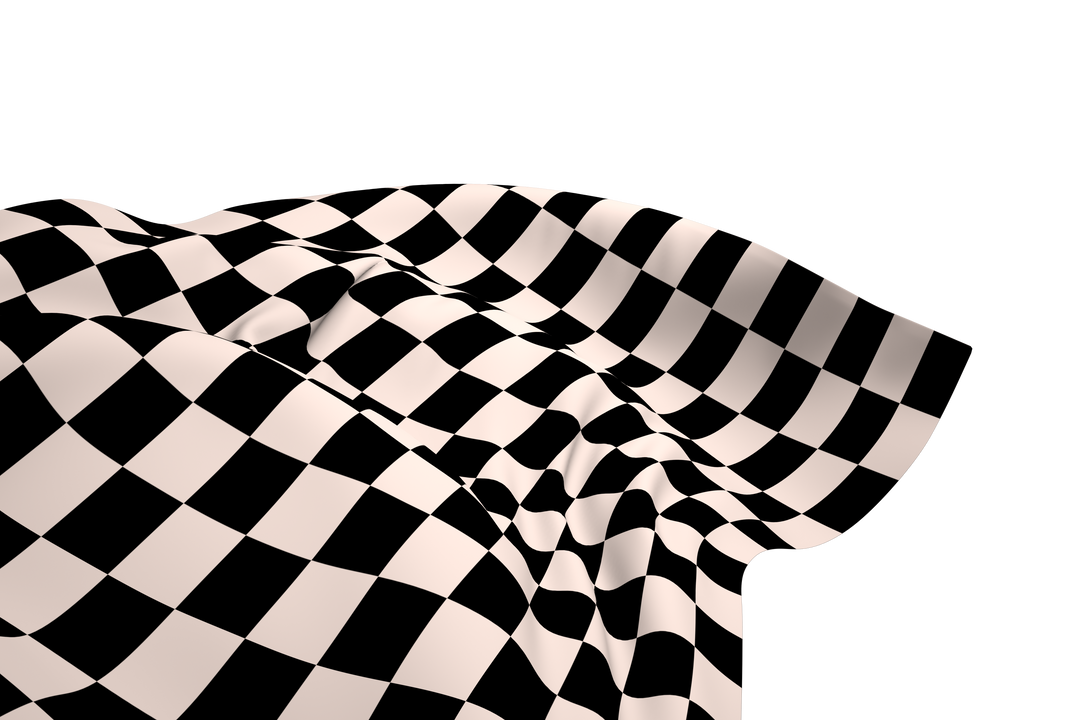 Transparent Finishing Flag with Checkered Pattern on Transparent Background - Download Free Stock Images Pikwizard.com