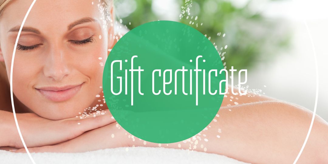 Spa-Themed Gift Certificate Template for Wellness and Beauty Salons - Download Free Stock Templates Pikwizard.com