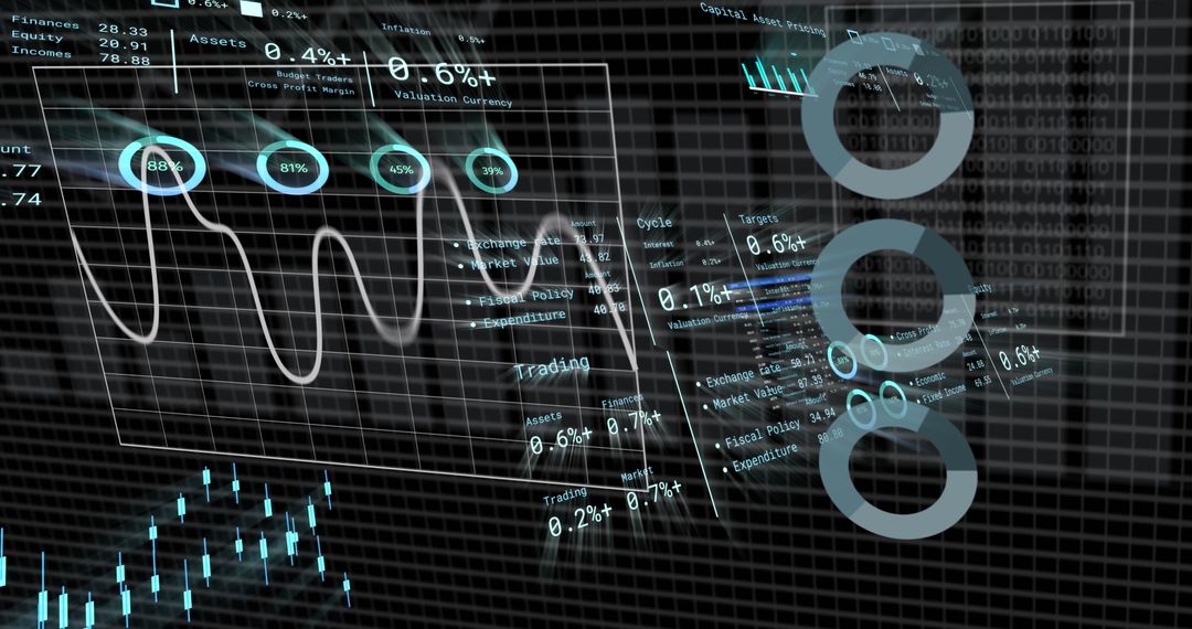 Digitized Financial Data Analysis on Screens