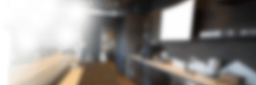 Transparent Hazy View of Office Meeting Room