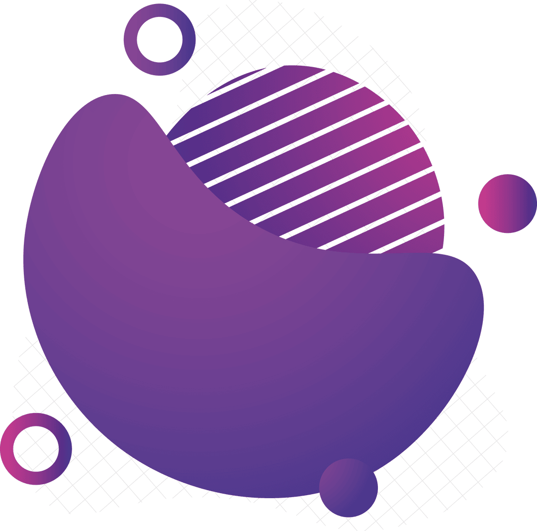 Purple Abstract Design with Transparent Background