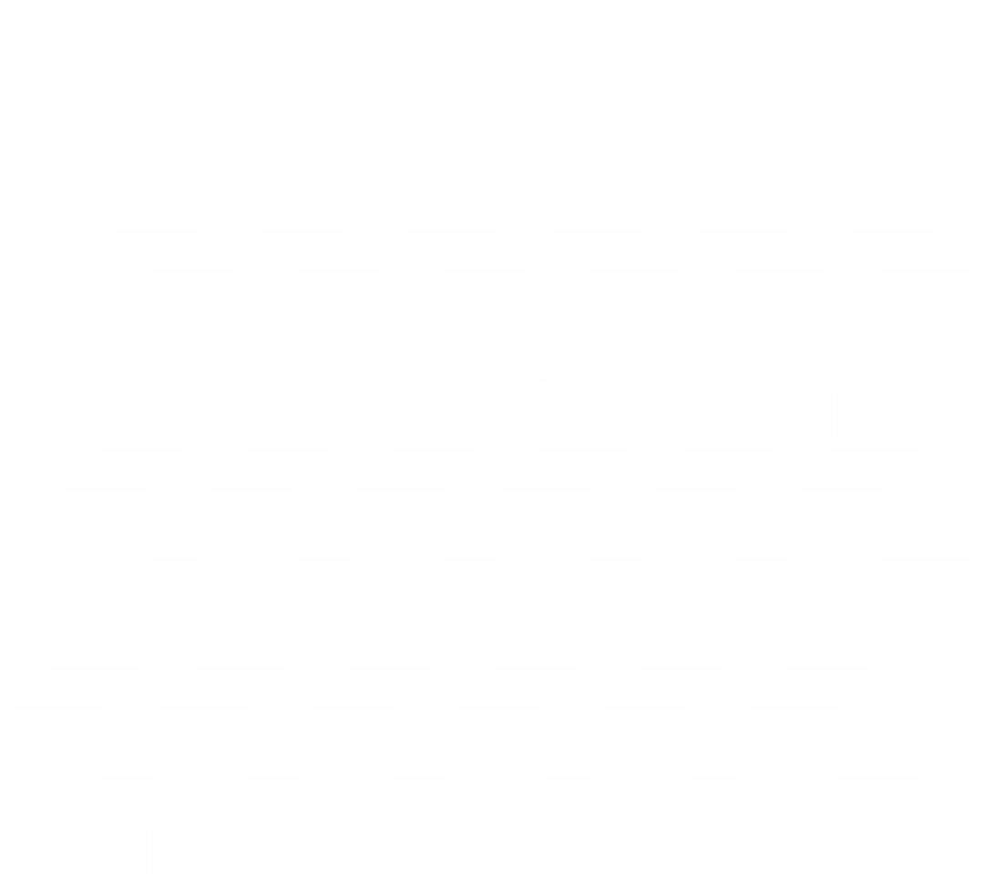 Abstract Geometric White Shapes with Transparent Background