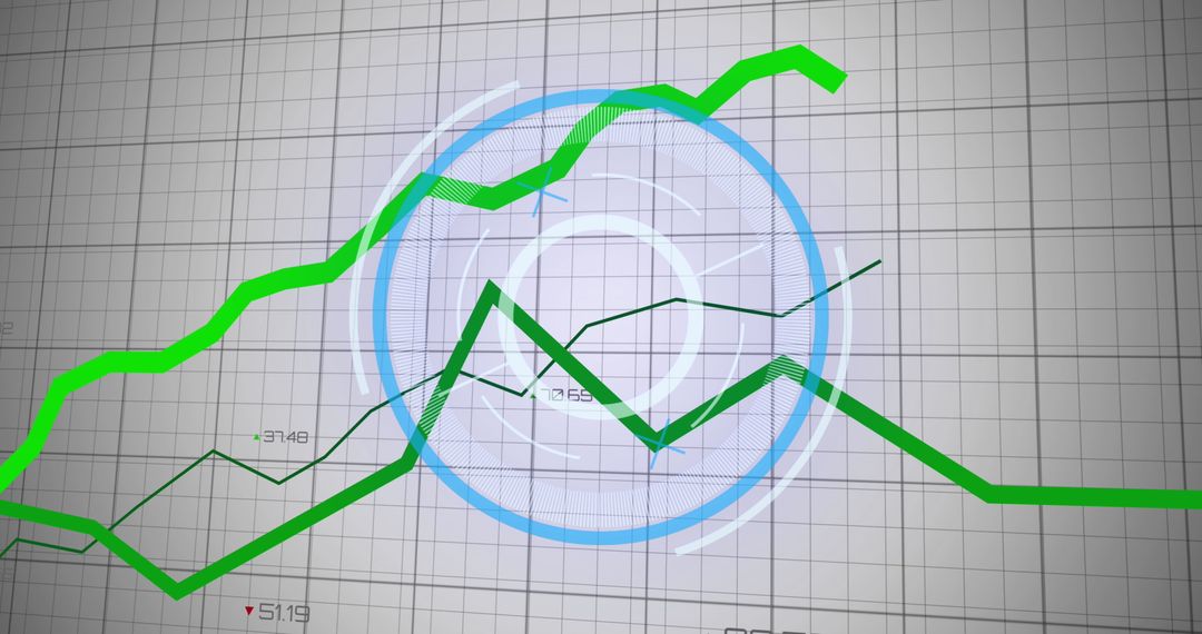 abstract digital graph with data visuals and scope interface - Free Images, Stock Photos and Pictures on Pikwizard.com