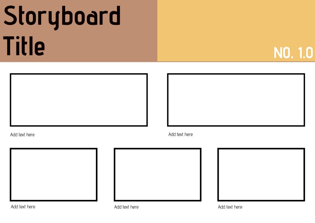 Creative Storyboard Template for Visual Planning No.1 - Download Free Stock Templates Pikwizard.com