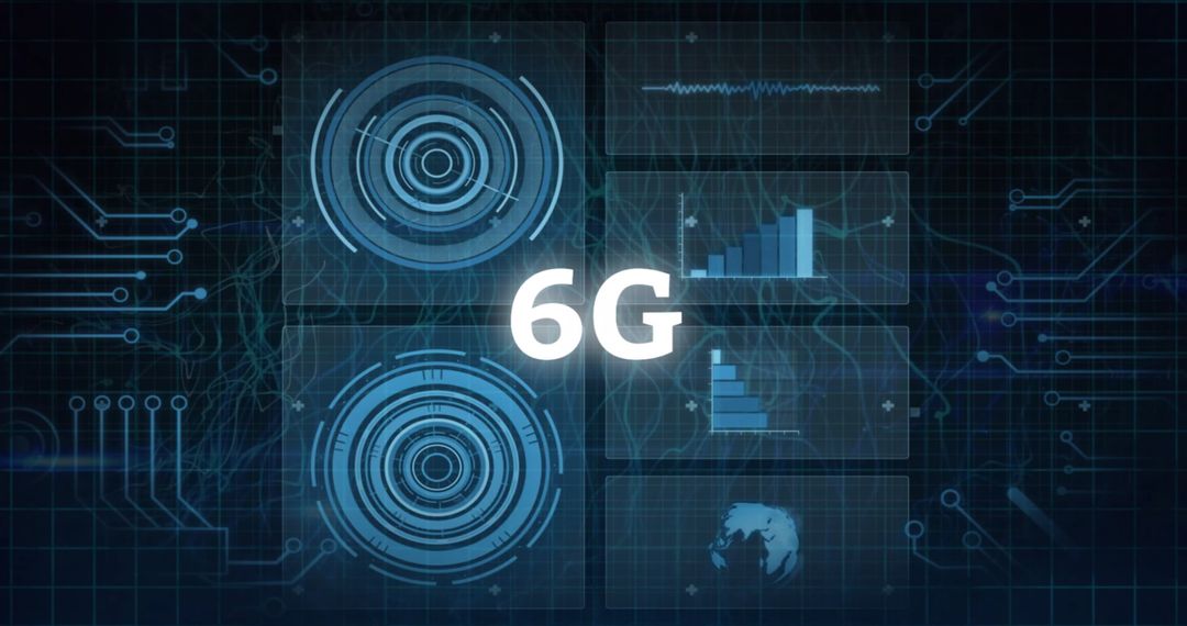 Glowing 6G Technology with Graphs and Circuit Patterns for Futuristic Concepts