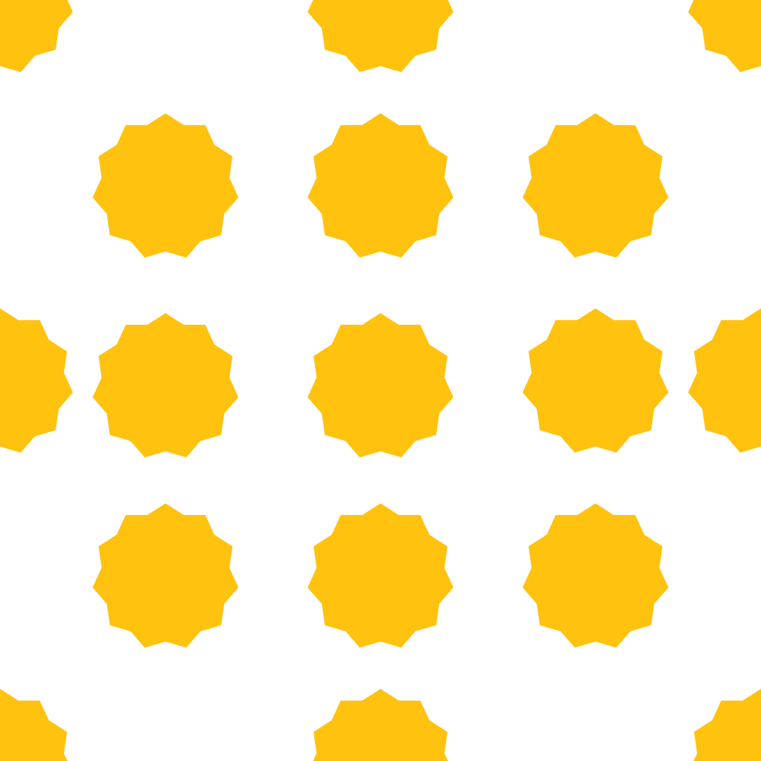 Yellow Floral Pattern on Transparent Background Meshes Vector Art