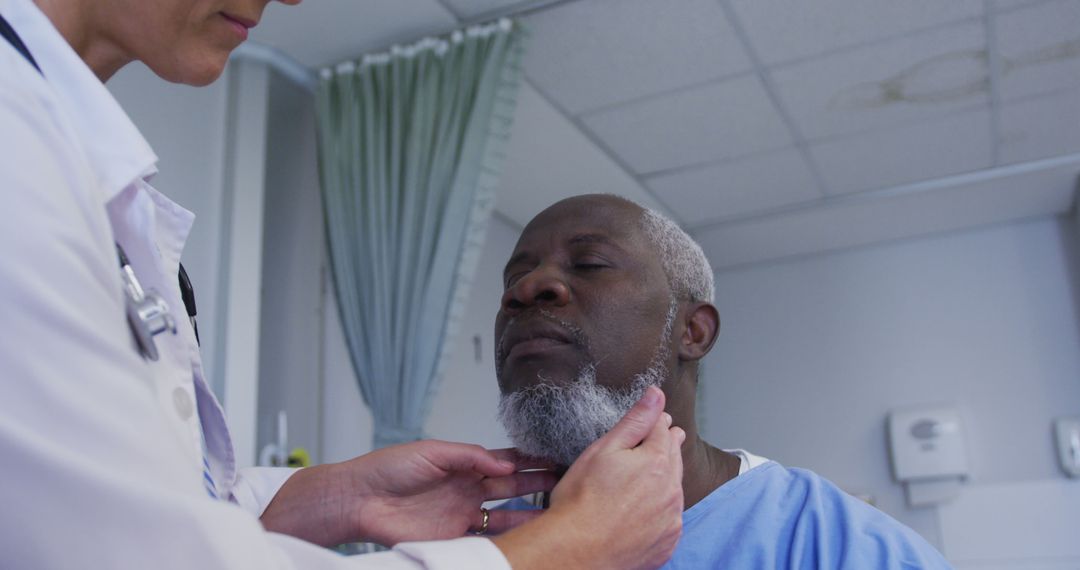 Doctor examining patient in hospital - Free Images, Stock Photos and Pictures on Pikwizard.com