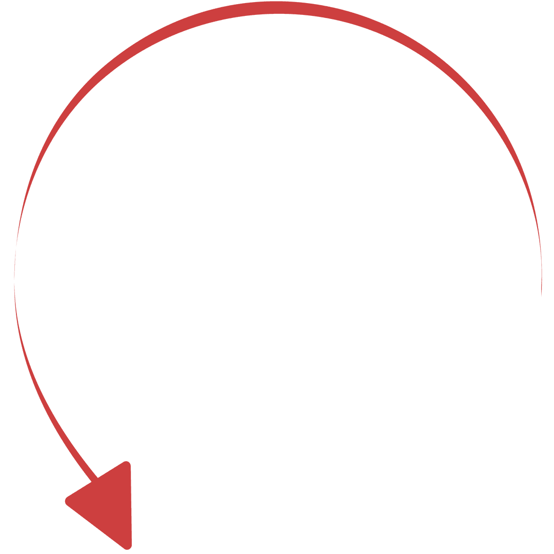 red curved arrow on transparent background vector - Download Free Stock Images Pikwizard.com